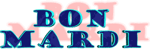 Gif animé Bon mardi bleu